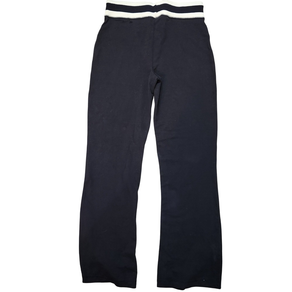 Boca deadstock y2k Auth Large  Black‎ Sweatpants Striped Waistband Drawstring - Picture 2 of 5